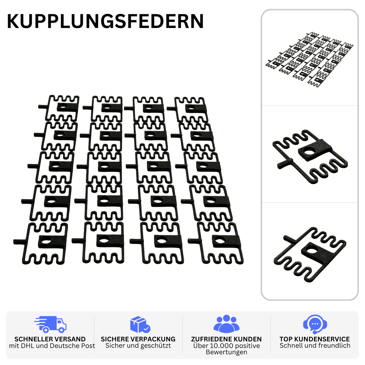 KUPPLUNGSFEDERN – PASSEND FÜR LGB SPUR G – Ansicht 2