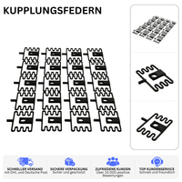 KUPPLUNGSFEDERN – PASSEND FÜR LGB SPUR G – Ansicht 2