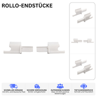 ROLLO-ENDSTÜCKE – PASSEND FÜR DOMETIC RASTROLLO 2001 – Weiss – Ansicht 2
