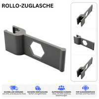 ROLLO-ZUGLASCHE – PASSEND FÜR REMISUN SPRINGROLLO – Grau – Ansicht 2
