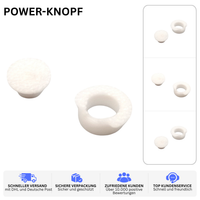 POWER-KNOPF – PASSEND FÜR GARMIN OREGON 300 / 400 / 500 – 1 / Weiss – Ansicht 2