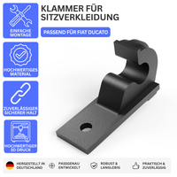 Klammer für Sitzverkleidung passend für Fiat Ducato – Produktübersicht mit Eigenschaften