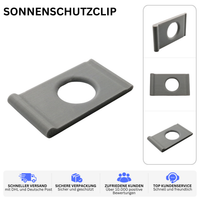 SONNENSCHUTZCLIP – PASSEND FÜR HYMER 564 ROLLO – Grau – Ansicht 2