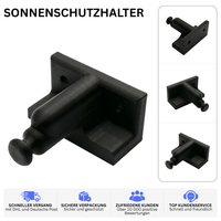 SONNENSCHUTZHALTER – PASSEND FÜR HYMER 564 ROLLO – Schwarz – Ansicht 2