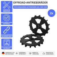 OFFROAD-ANTRIEBSRÄDER – FÜR HUSQVARNA AUTOMOWER 105 / 305 / 308 – Ansicht 1