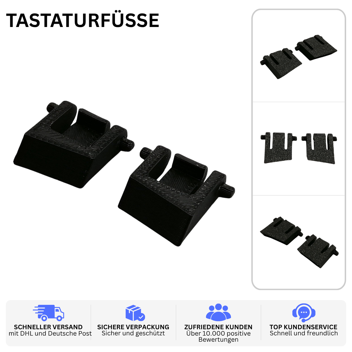 TASTATURFÜSSE – PASSEND FÜR CORSAIR K63 / K65 / K70 / K95 – Ansicht 2