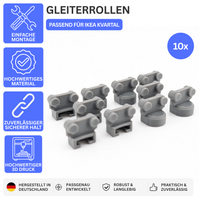 GLEITERROLLEN – PASSEND FÜR IKEA KVARTAL – Bild 1 – H_3-4
