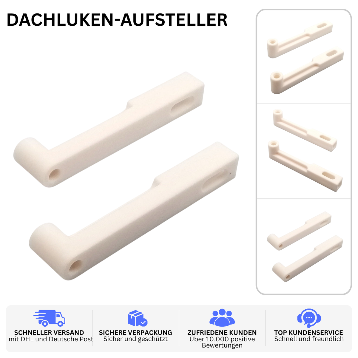 DACHLUKEN-AUFSTELLER – PASSEND FÜR FENDT DACHFENSTER – 2 – Ansicht 2