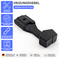 Heizung Bedienhebel passend für VW T3 Bus – Robuster, passgenauer Bedienhebel | PrintBTW – Produktbild 1 – Revision 20260914 – 56408820154692