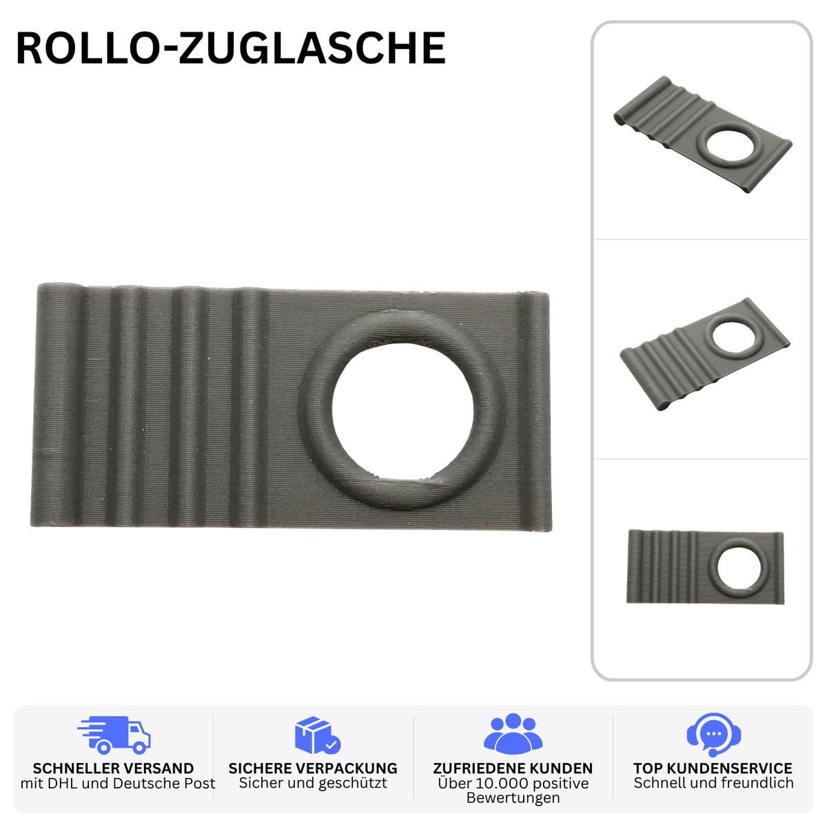 ROLLO-ZUGLASCHE – PASSEND FÜR DOMETIC SEITZ – Grau – Ansicht 2