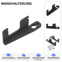 WANDHALTERUNG – PASSEND FÜR FRITZ!BOX 7590 / 7530 / 7510 – Schwarz – Ansicht 2