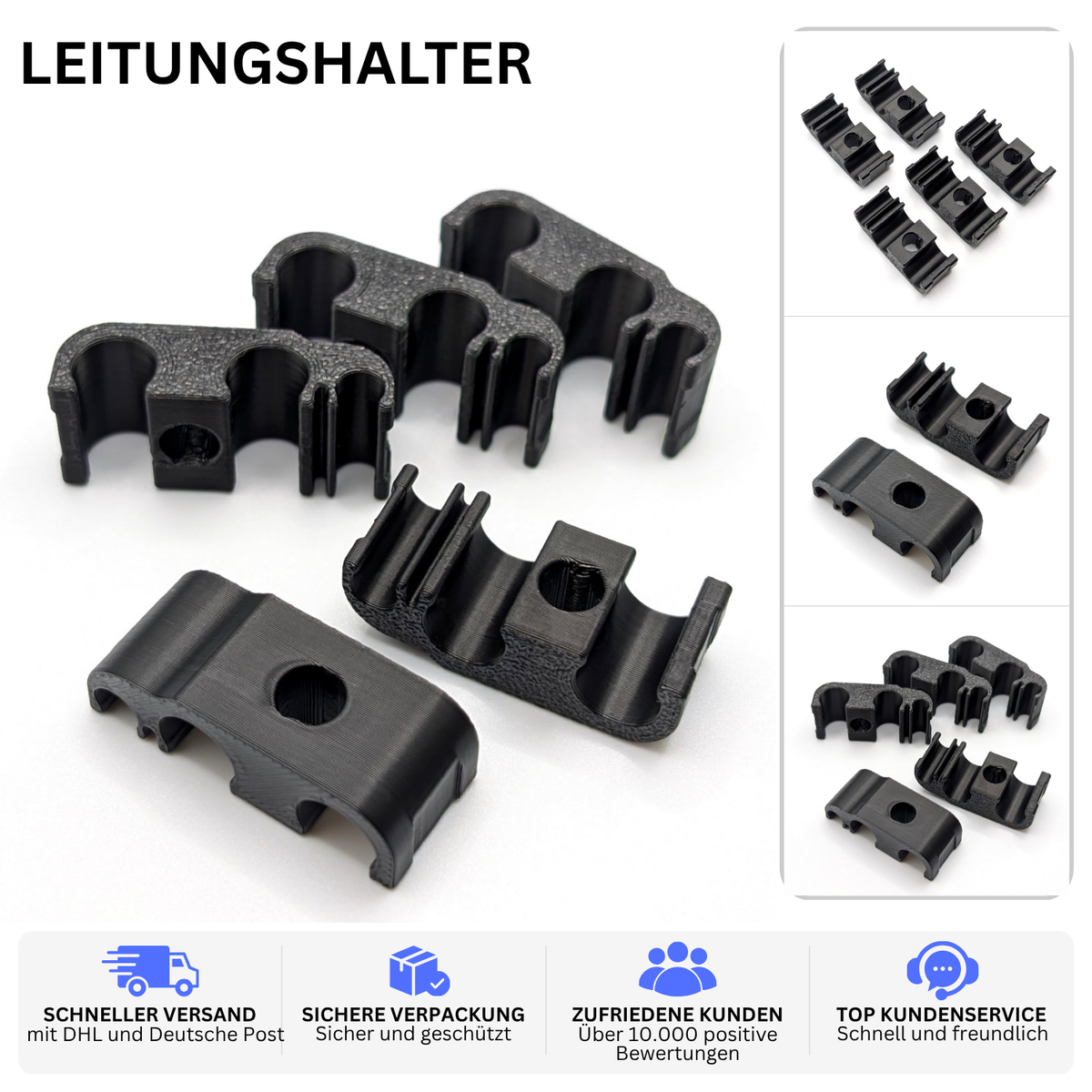 LEITUNGSHALTER – PASSEND FÜR BMW E12 / E24 / E28 / E30 / E32 / E38 – Bild 2 – H_8-6