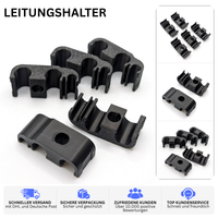 LEITUNGSHALTER – PASSEND FÜR BMW E12 / E24 / E28 / E30 / E32 / E38 – Bild 2 – H_8-6