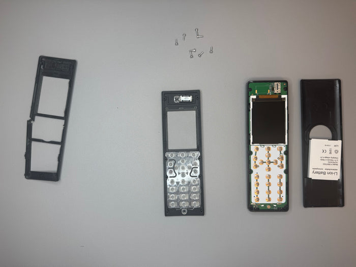 Ausrichtung von Tastatur und Display