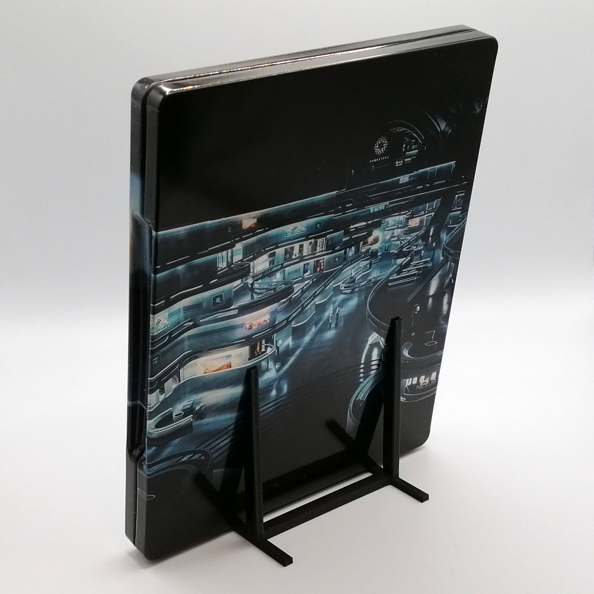 DVD Blu-Ray Mediabook Steelbook Aufsteller Ständer Stand Halter Display Schwarz