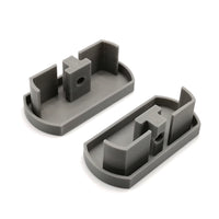 2x Ersatz Endkappe passend für IKEA Kvartal 3-Läufig Gardinenschiene Abdeckkappe
