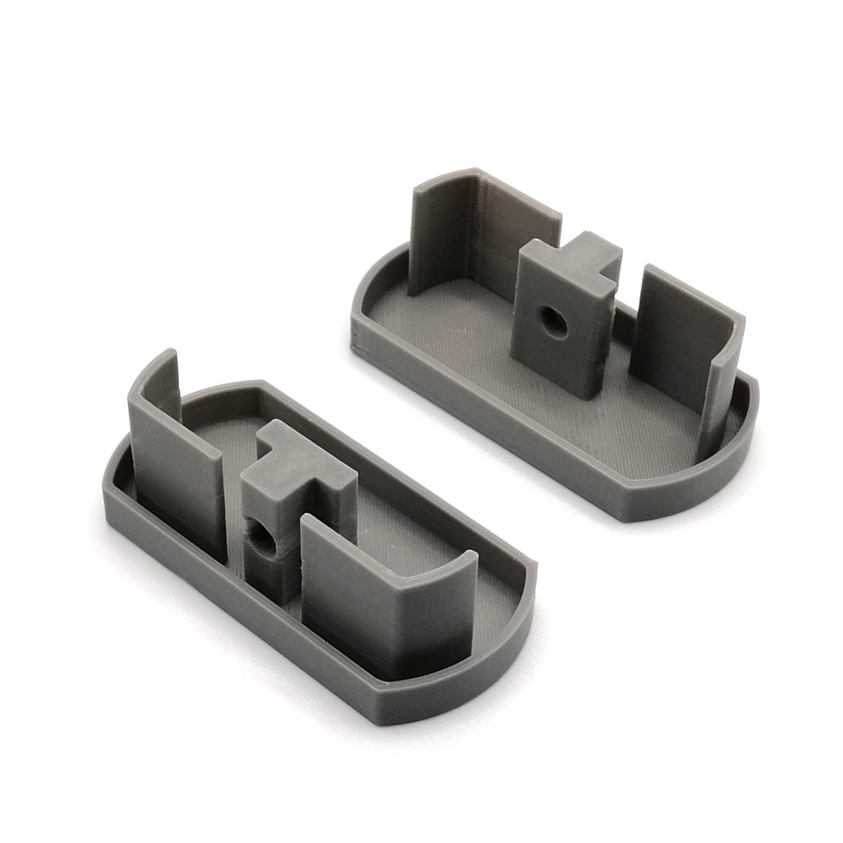 2x Ersatz Endkappe passend für IKEA Kvartal 3-Läufig Gardinenschiene Abdeckkappe