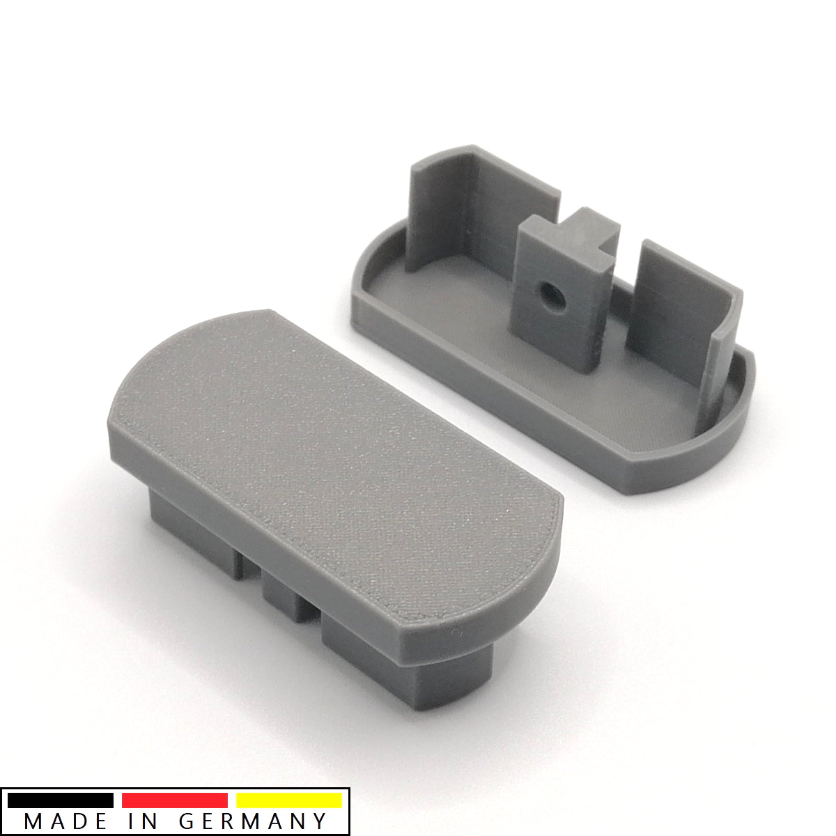 2x Ersatz Endkappe passend für IKEA Kvartal 3-Läufig Gardinenschiene Abdeckkappe