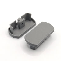 2x Ersatz Endkappe passend für IKEA Kvartal 3-Läufig Gardinenschiene Abdeckkappe