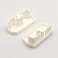 2x Ersatz Endkappe passend für IKEA Kvartal 3-Läufig Gardinenschiene Abdeckkappe