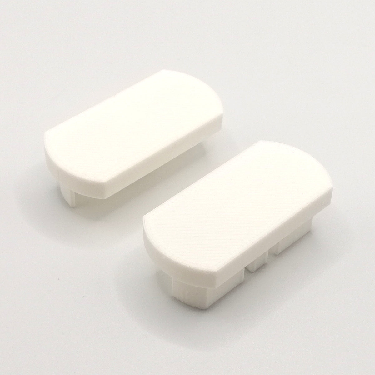 2x Ersatz Endkappe passend für IKEA Kvartal 3-Läufig Gardinenschiene Abdeckkappe