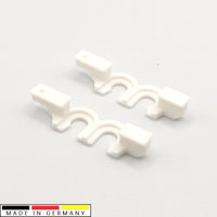 2x Ersatz Gleiter Rollenhalter passend für IKEA Kvartal Halterung Gardinen