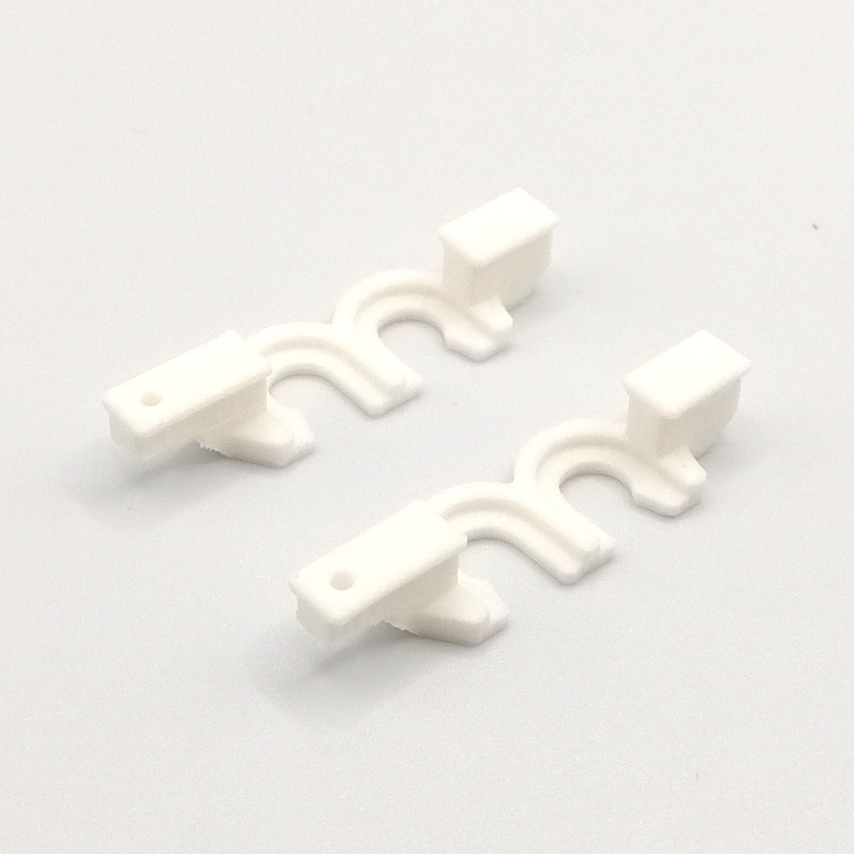 2x Ersatz Gleiter Rollenhalter passend für IKEA Kvartal Halterung Gardinen