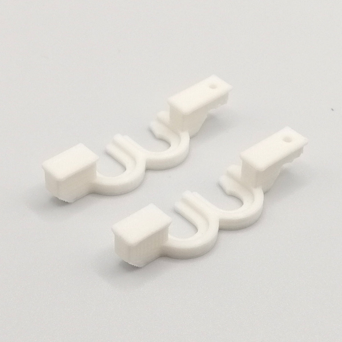 2x Ersatz Gleiter Rollenhalter passend für IKEA Kvartal Halterung Gardinen