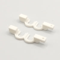 2x Ersatz Gleiter Rollenhalter passend für IKEA Kvartal Halterung Gardinen