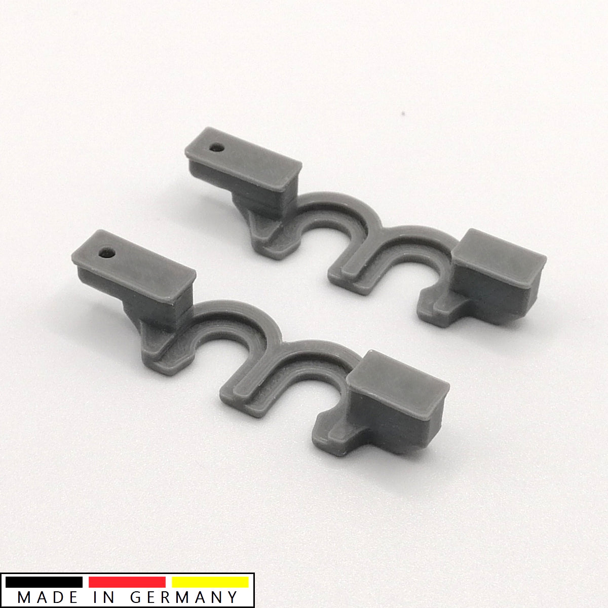 2x Ersatz Gleiter Rollenhalter passend für IKEA Kvartal Halterung Gardinen