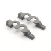 2x Ersatz Gleiter Rollenhalter passend für IKEA Kvartal Halterung Gardinen