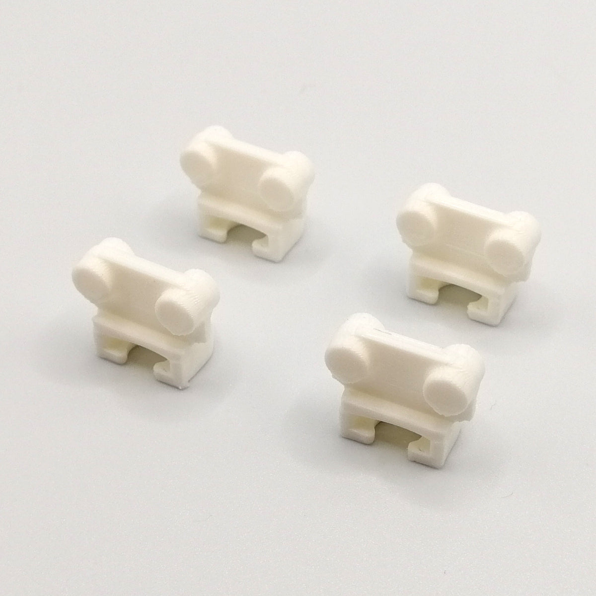 4x Ersatz Gleiter Rolle passend für IKEA Kvartal Gardinenschienen Ersatzteil
