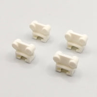 4x Ersatz Gleiter Rolle passend für IKEA Kvartal Gardinenschienen Ersatzteil