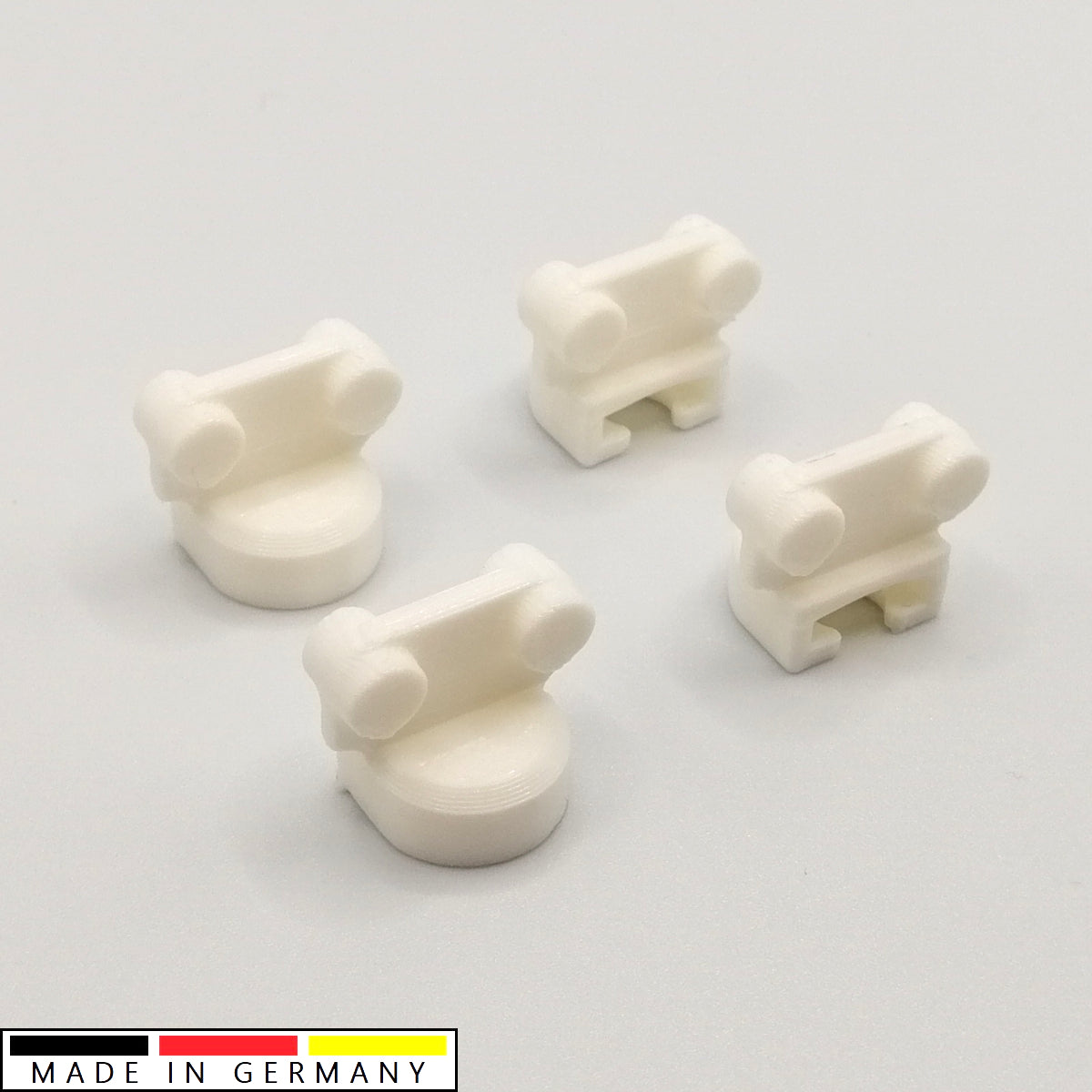 4x Ersatz Gleiter Rolle passend für IKEA Kvartal Gardinenschienen Ersatzteil