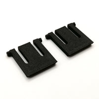 1 Paar Ersatz Tastaturfüße passend für Logitech K200 MK200 schwarz Tastatur