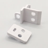 Set Ersatz Zugstangenbefestigung + Mitnehmer passend für IKEA Kvartal Laufleiste