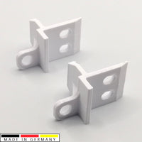 2x Ersatz Zugstangenbefestigung passend für IKEA Kvartal Laufleiste - verstärkt