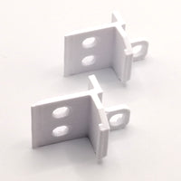 2x Ersatz Zugstangenbefestigung passend für IKEA Kvartal Laufleiste - verstärkt