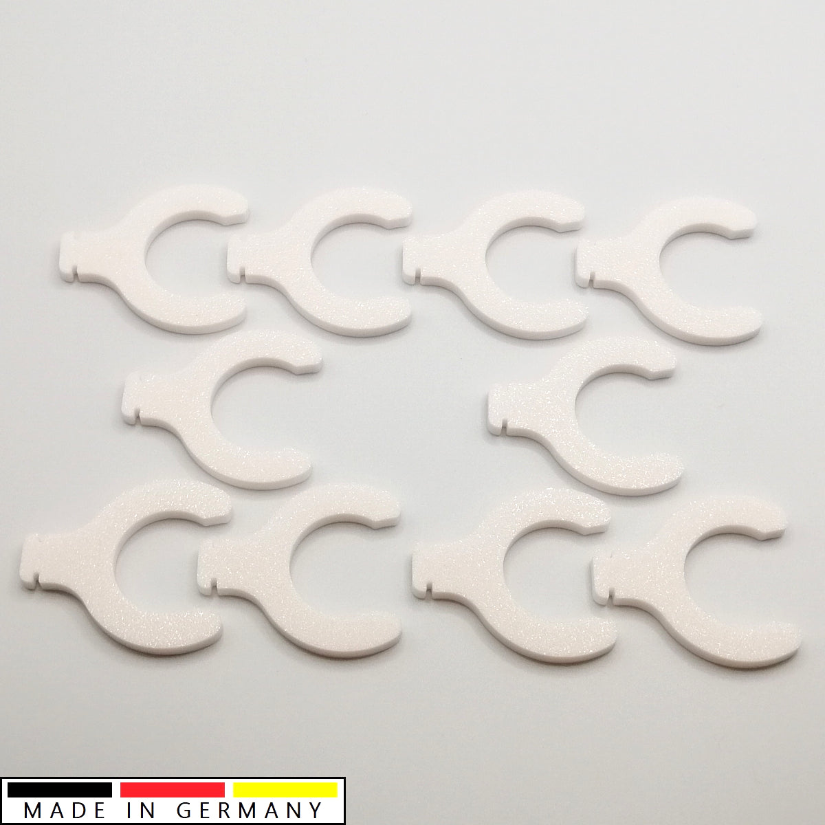 10x Ersatz Befestigung Clip passend für Kermi ZK00940001 V2 Flachheizkörper