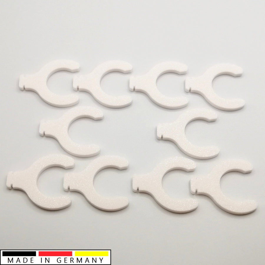 10x Ersatz Befestigung Clip passend für Kermi ZK00940001 V2 Flachheizkörper