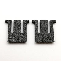 1 Paar Ersatz Tastaturfüße passend für Logitech MK250 in schwarz - Tastatur