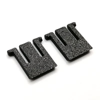 1 Paar Ersatz Tastaturfüße passend für Logitech MK250 in schwarz - Tastatur