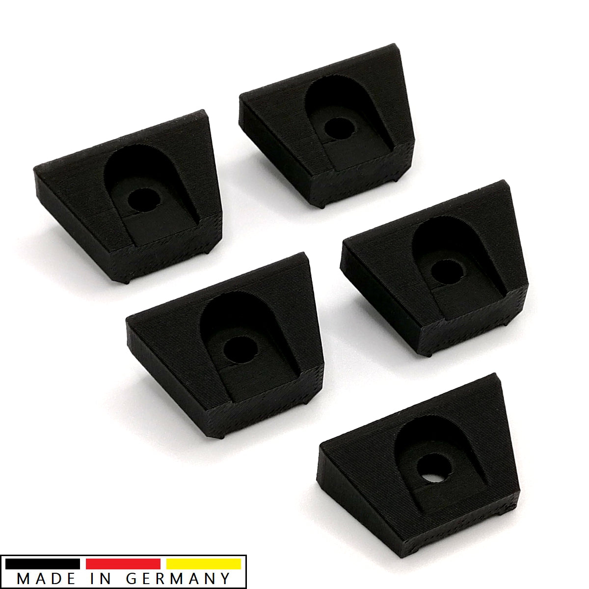 5er Set Printbtw Halter passend für IKEA Milsbo Glasplatten Bodenträger