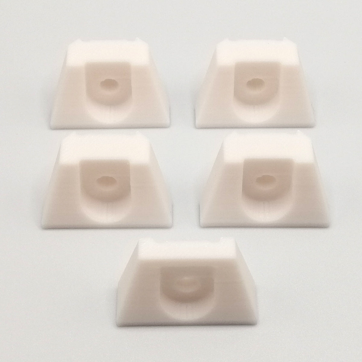 5er Set Printbtw Halter passend für IKEA Milsbo Glasplatten Bodenträger