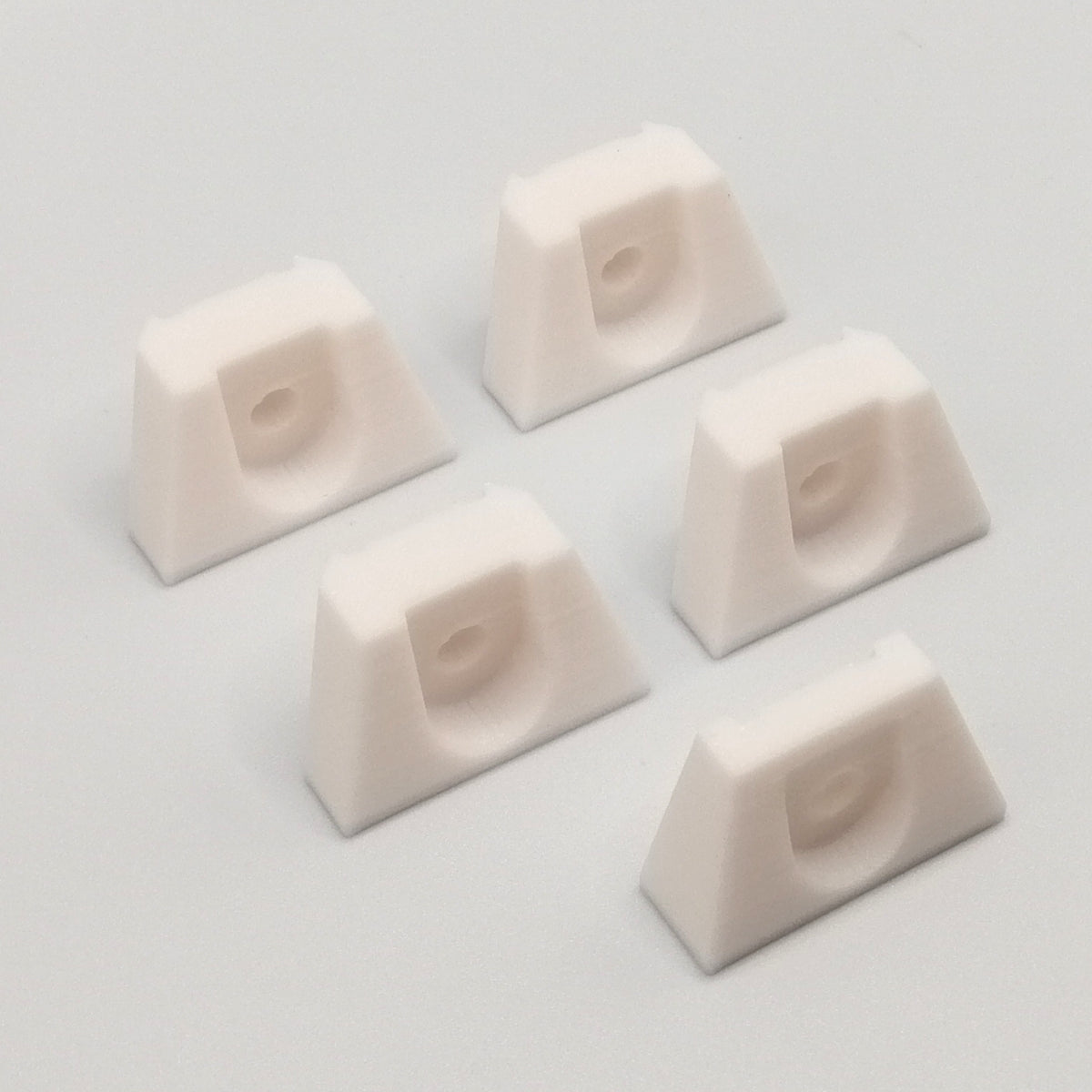 5er Set Printbtw Halter passend für IKEA Milsbo Glasplatten Bodenträger