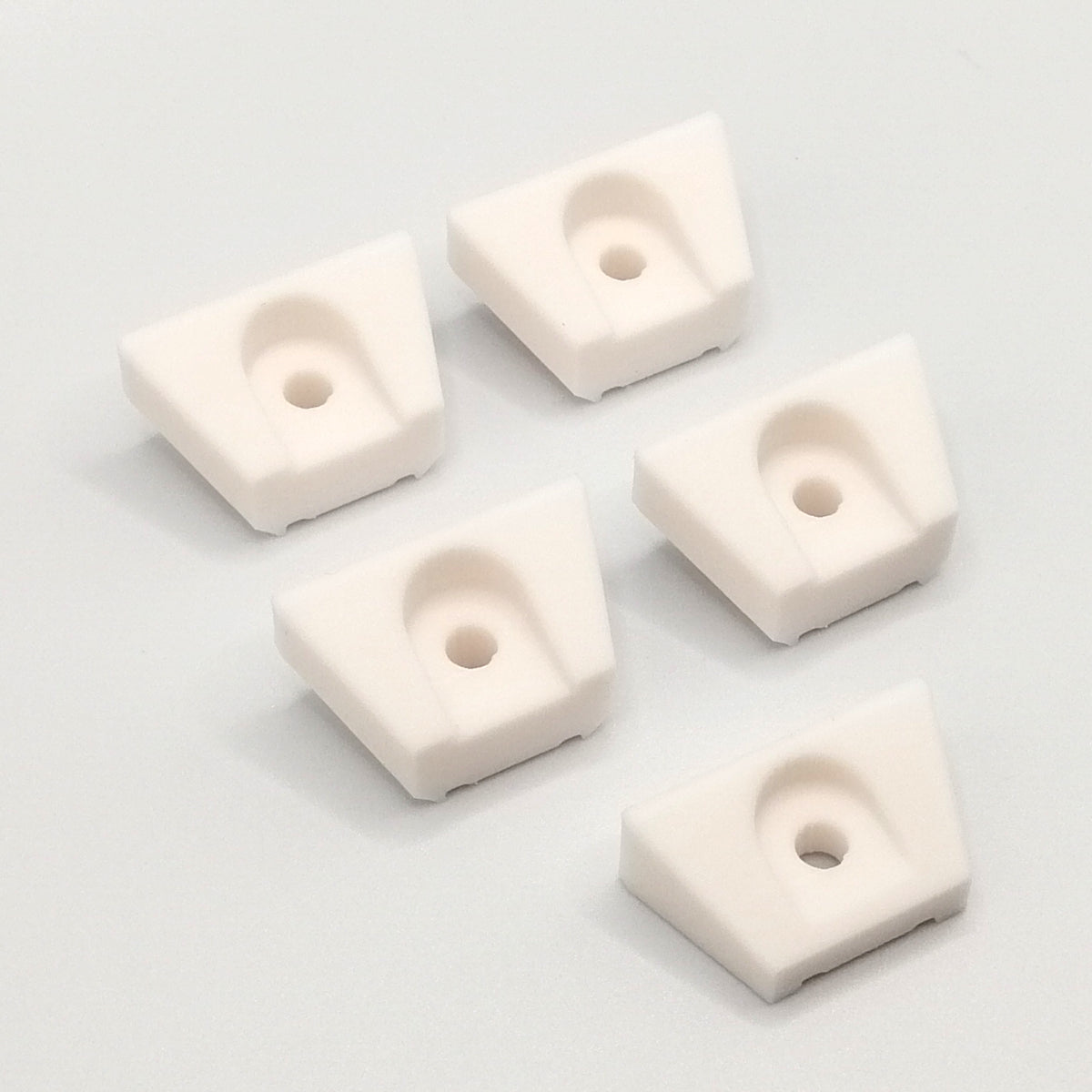 5er Set Printbtw Halter passend für IKEA Milsbo Glasplatten Bodenträger