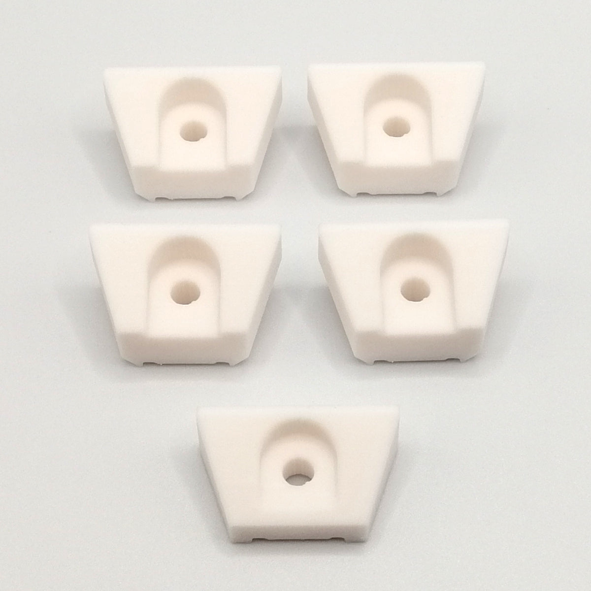 5er Set Printbtw Halter passend für IKEA Milsbo Glasplatten Bodenträger