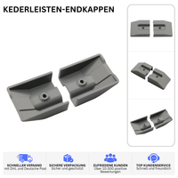 KEDERLEISTEN-ENDKAPPEN – PASSEND FÜR NIEWIADOW WOHNWAGEN – Grau – Ansicht 2