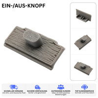 EIN-/AUS-KNOPF – PASSEND FÜR LOGITECH K400 – Grau – Ansicht 2