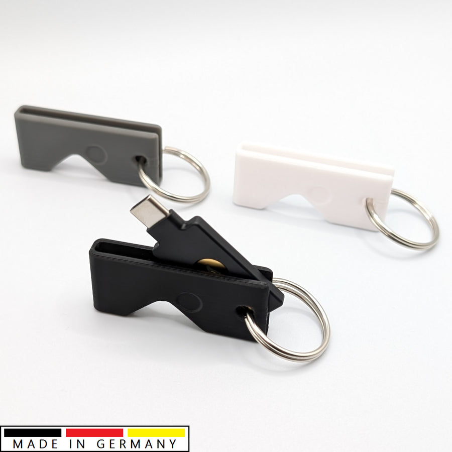 Printbtw Case Schutzhülle passend für Yubikey 5C NFC (USB-C) Kratzfest
